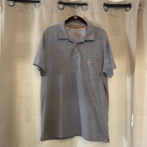 Carhartt Men's Gray Polo Shirt 3413